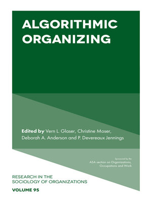 cover image of Algorithmic Organizing